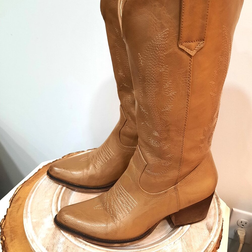 ROPER Womens Nettie Round Toe Casual Boots Mid Calf Mid Heel Size 8 MSRP $70